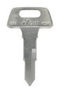 HILLMAN Traditional Key Automotive Key Blank Double For Honda Black/Silver, Pack of 10