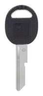 HILLMAN Traditional Key Automotive Key Blank Single For GM Black/Silver, Pack of 5