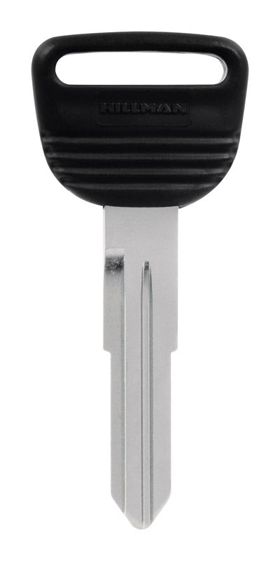 HILLMAN Traditional Key Automotive Key Blank Double For Honda Black/Silver, Pack of 5