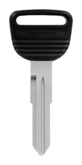 HILLMAN Traditional Key Automotive Key Blank Double For Honda Black/Silver, Pack of 5