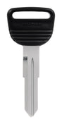 HILLMAN Traditional Key Automotive Key Blank Double For Honda Black/Silver, Pack of 5