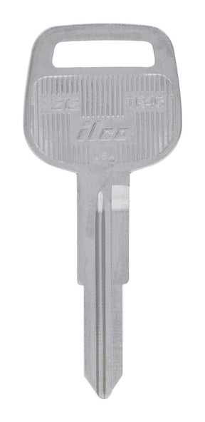 HILLMAN Traditional Key Automotive Key Blank Double For Toyota Silver, Pack of 10