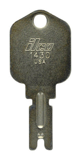 HILLMAN Traditional Key Forklift Key Blank Double, Pack of 10