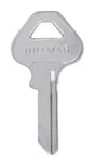 HILLMAN Traditional Key House/Office Universal Key Blank Single For Ace Padlocks (88/25 Key), Pack of 10