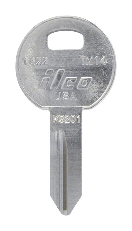HILLMAN Trimark Key House/Office Universal Key Blank Double, Pack of 10