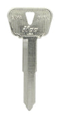 HILLMAN Automotive Key Blank Double For Yamaha Black/Silver, Pack of 10