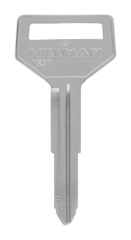 HILLMAN Traditional Key Automotive Key Blank Double For Toyota Silver, Pack of 10