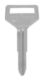 HILLMAN Traditional Key Automotive Key Blank Double For Toyota Silver, Pack of 10