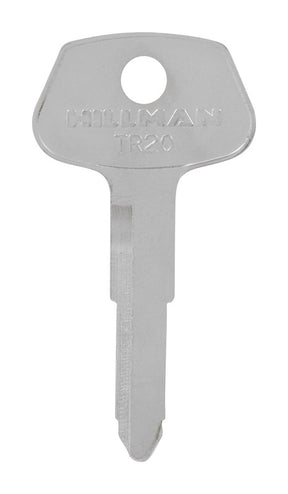 HILLMAN Traditional Key Automotive Key Blank Double For Toyota Silver, Pack of 10