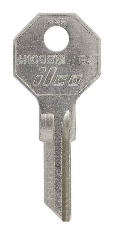 HILLMAN Traditional Key Automotive Key Blank Single For Briggs Brass, Pack of 10