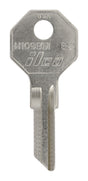 HILLMAN Traditional Key Automotive Key Blank Single For Briggs Brass, Pack of 10
