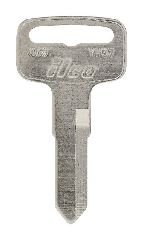 HILLMAN Traditional Key Motorcyle Universal Key Blank Double, Pack of 10