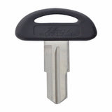 HILLMAN Traditional Key Automotive Key Blank Double For Suzuki Black/Silver, Pack of 5