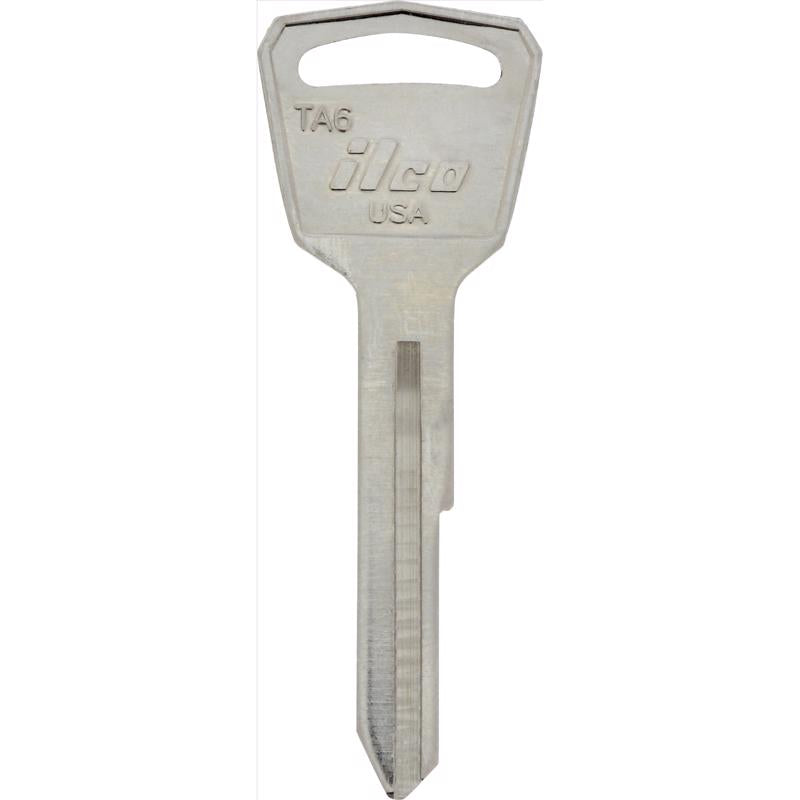 HILLMAN Universal Automotive Key Blank Single For For Toyota Silver, Pack of 10