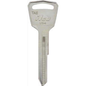 HILLMAN Universal Automotive Key Blank Single For For Toyota Silver, Pack of 10