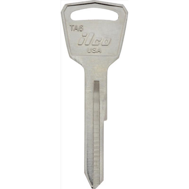 HILLMAN Universal Automotive Key Blank Single For For Toyota Silver, Pack of 10