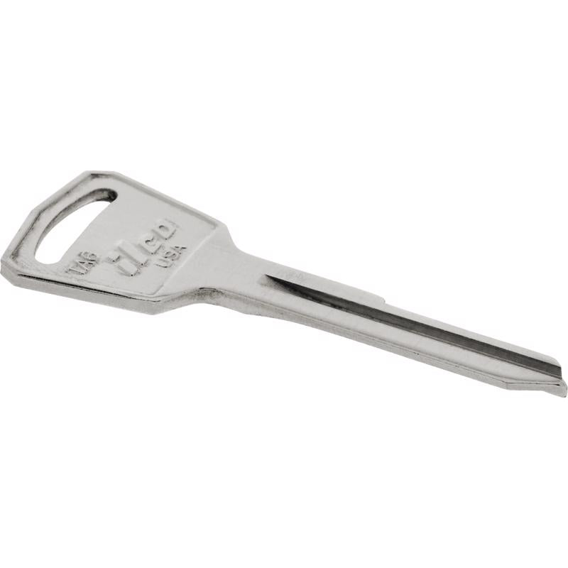 HILLMAN Universal Automotive Key Blank Single For For Toyota Silver, Pack of 10