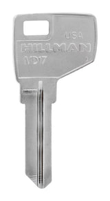 HILLMAN Traditional Key House/Office Universal Key Blank Single, Pack of 10