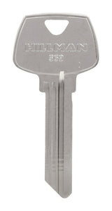 HILLMAN Traditional Key House/Office Universal Key Blank Single, Pack of 10