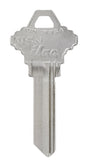 HILLMAN Traditional Key House/Office Universal Key Blank Single, Pack of 10