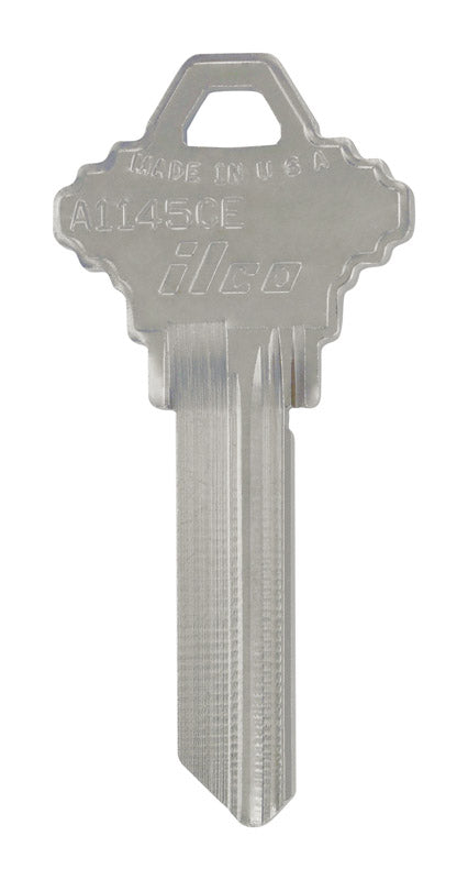 HILLMAN Traditional Key House/Office Universal Key Blank Single For Schlage, Pack of 10