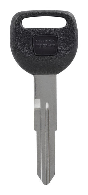 HILLMAN Traditional Key Automotive Key Blank Double For Honda Black/Silver, Pack of 5