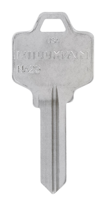HILLMAN Traditional Key House/Office Universal Key Blank NA-25, NA26 Single, Pack of 10
