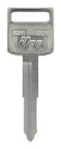 HILLMAN Traditional Key Motorcycle Key Blank Double For Suzuki Silver, Pack of 10