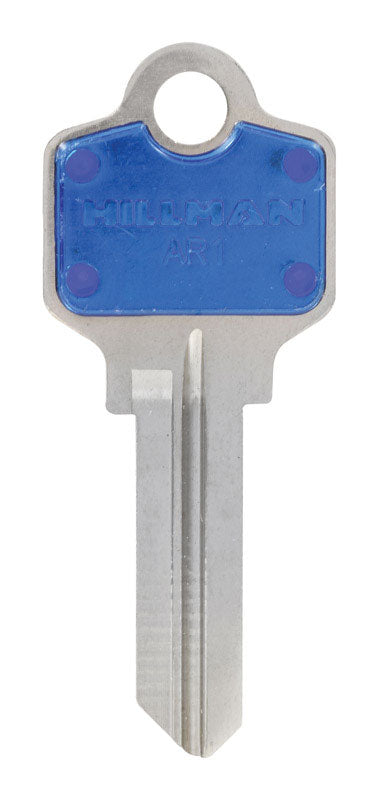 HILLMAN ColorPlus Traditional Key House/Office Key Blank Single, Pack of 5