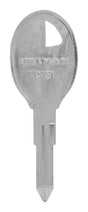 HILLMAN Traditional Key Automotive Key Blank Double For Nissan Silver, Pack of 10