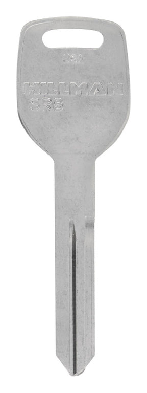 HILLMAN Traditional Key Automotive Key Blank Double For Subaru Silver, Pack of 10