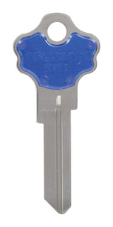 HILLMAN ColorPlus Traditional Key House/Office Key Blank Single, Pack of 5