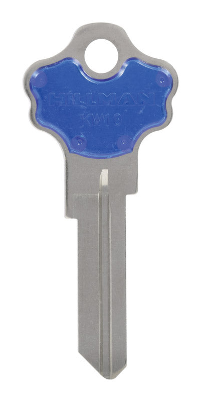 HILLMAN ColorPlus Traditional Key House/Office Key Blank Single, Pack of 5