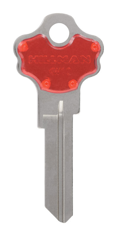 HILLMAN ColorPlus Traditional Key House/Office Key Blank Single, Pack of 5