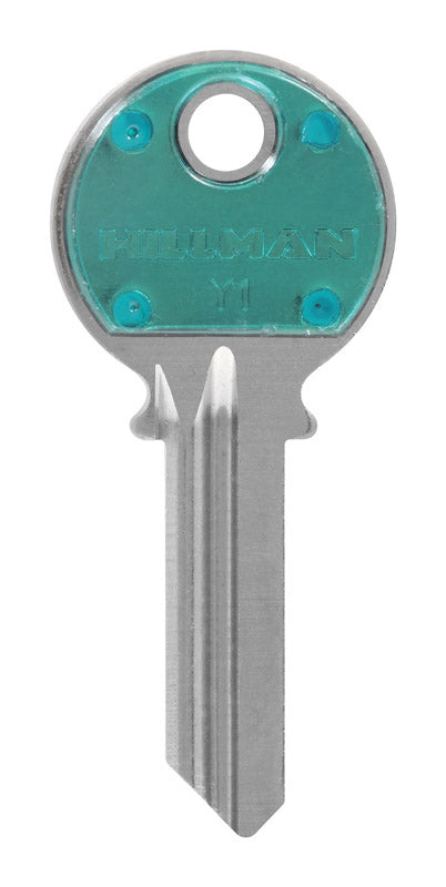 HILLMAN ColorPlus Traditional Key House/Office Key Blank Single, Pack of 5
