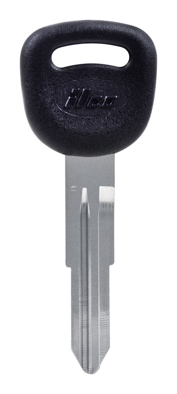 HILLMAN Traditional Key Automotive Key Blank Double For Kia Black/Silver, Pack of 5