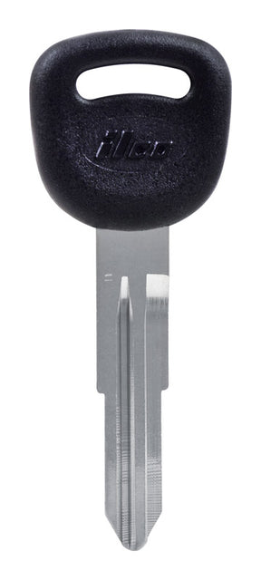 HILLMAN Traditional Key Automotive Key Blank Double For Kia Black/Silver, Pack of 5