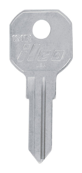 HILLMAN Traditional Key Automotive Key Blank Double Silver, Pack of 10