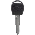 HILLMAN Traditional Key Automotive Key Blank Double For Daewoo Black/Silver, Pack of 5