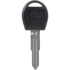 HILLMAN Traditional Key Automotive Key Blank Double For Daewoo Black/Silver, Pack of 5