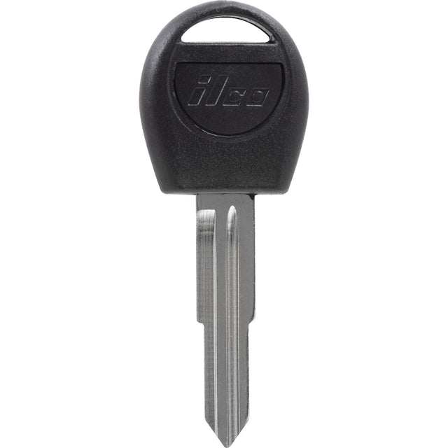 HILLMAN Traditional Key Automotive Key Blank Double For Daewoo Black/Silver, Pack of 5