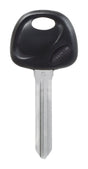 HILLMAN Traditional Key Automotive Key Blank Double For Hyundai Black/Silver, Pack of 5