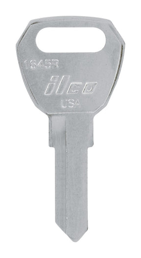HILLMAN Traditional Key Automotive Key Blank Double For Fulton Silver, Pack of 10