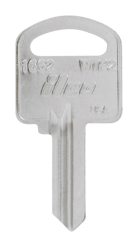 HILLMAN Traditional Key House/Office Key Blank 1662 TP2 Double For Yale Locks, Pack of 10