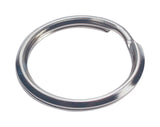 HILLMAN 3/4 in. D Tempered Steel Silver Split Rings/Cable Rings Key Ring, Pack of 5