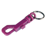 HILLMAN Metal/Plastic Assorted Clips/Snap Hooks Keychain, Pack of 5