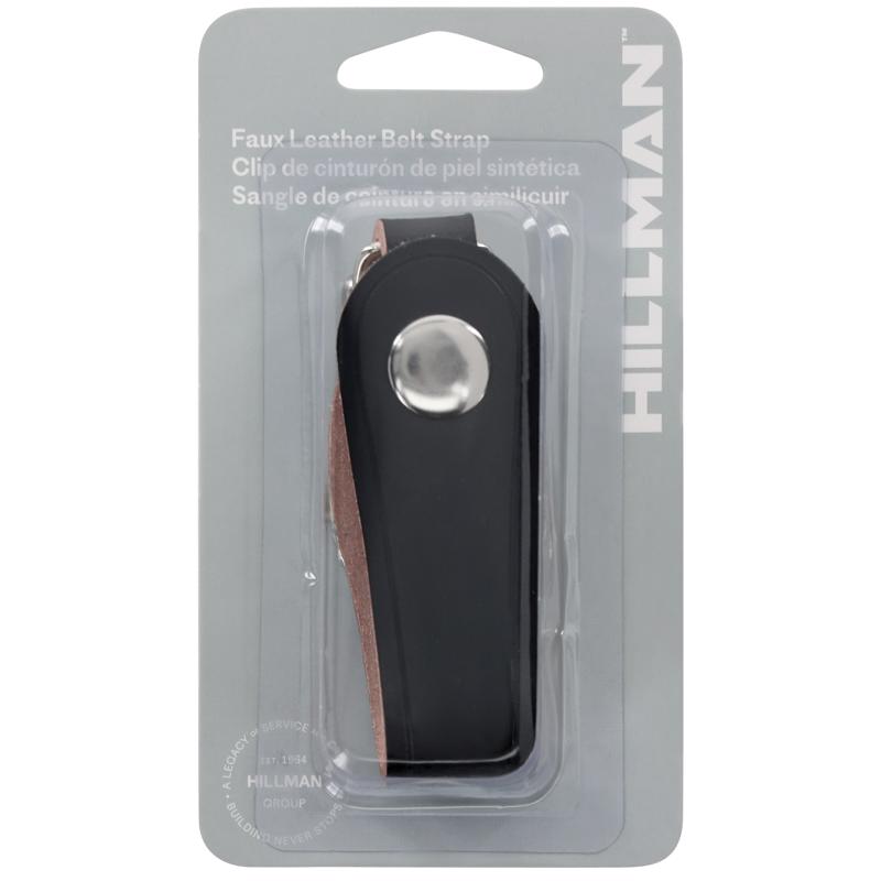 HILLMAN Leather Brown/Silver Belt Hooks/Pocket Chains Belt Hook Keychain