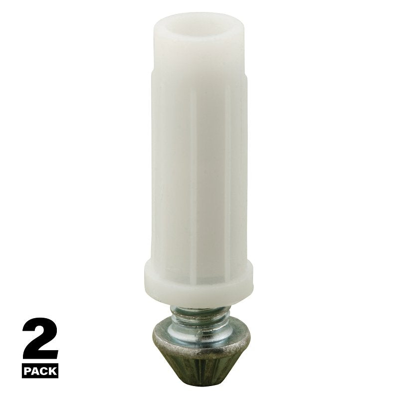 Prime-Line N 6696 Door Pivot, 7/16 in Dia Base, 1-3/8 in H Base, Nylon/Steel