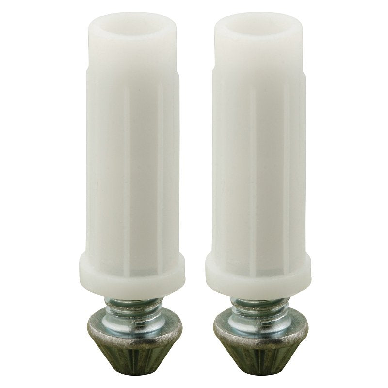 Prime-Line N 6696 Door Pivot, 7/16 in Dia Base, 1-3/8 in H Base, Nylon/Steel