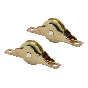 Prime-Line N 6686 Roller Assembly, 1-3/16 in Dia Roller, 5/16 in W Roller, Steel, Bottom Mounting